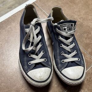 Converse Dark Blue Canvas Sneakers